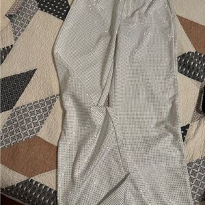 Elegant White Boot Cut Pants